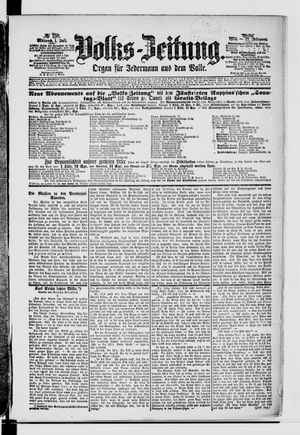 Volks-Zeitung on Jul 1, 1874