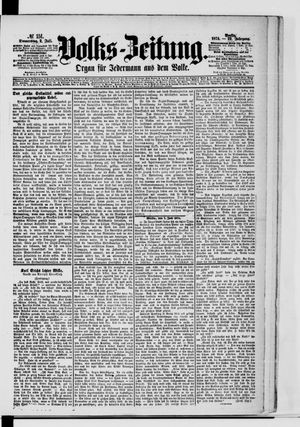 Volks-Zeitung vom 02.07.1874