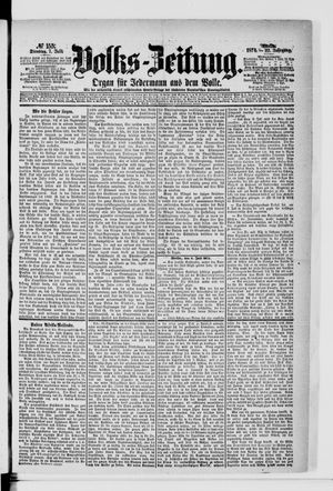 Volks-Zeitung vom 07.07.1874