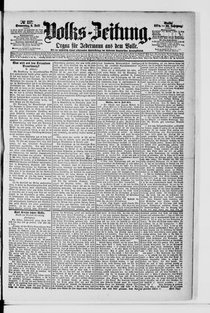 Volks-Zeitung vom 09.07.1874