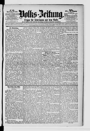Volks-Zeitung vom 16.07.1874