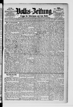 Volks-Zeitung vom 17.07.1874