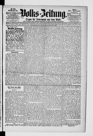 Volks-Zeitung vom 26.07.1874