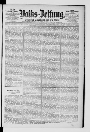Volks-Zeitung vom 04.08.1874