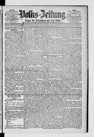 Volks-Zeitung vom 06.08.1874