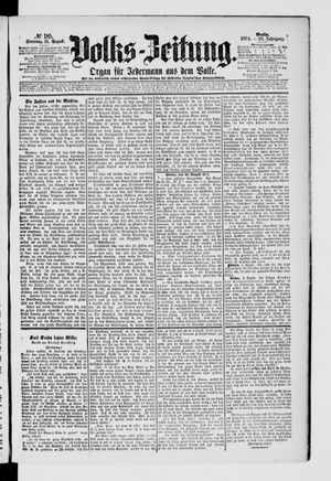 Volks-Zeitung vom 11.08.1874