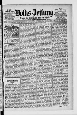 Volks-Zeitung vom 30.08.1874