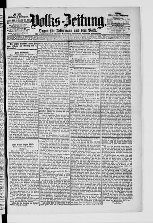 Volks-Zeitung on Sep 2, 1874