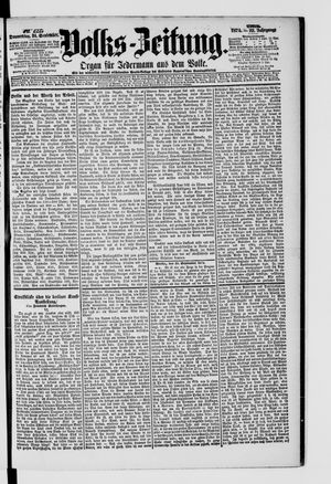 Volks-Zeitung vom 24.09.1874