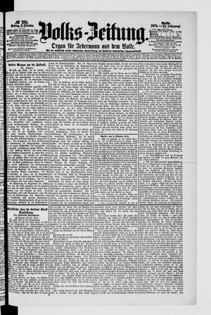 Volks-Zeitung vom 09.10.1874