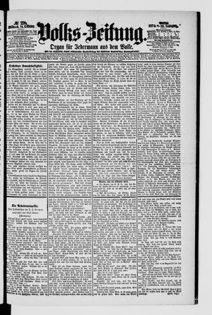 Volks-Zeitung on Oct 14, 1874