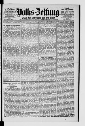 Volks-Zeitung on Oct 16, 1874