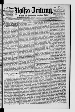 Volks-Zeitung on Oct 17, 1874