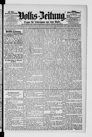 Volks-Zeitung on Oct 24, 1874