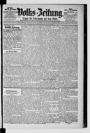 Volks-Zeitung vom 28.10.1874