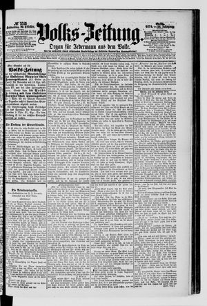 Volks-Zeitung vom 29.10.1874