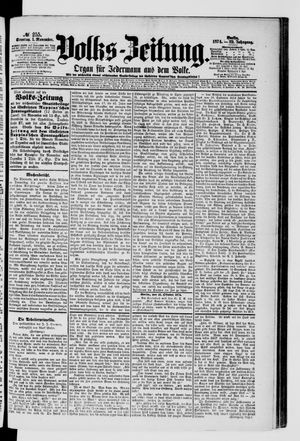 Volks-Zeitung on Nov 1, 1874