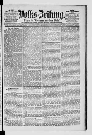 Volks-Zeitung vom 09.12.1874
