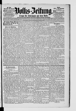 Volks-Zeitung vom 12.12.1874