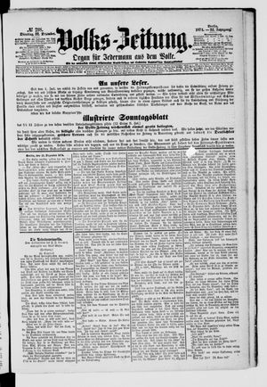 Volks-Zeitung on Dec 22, 1874