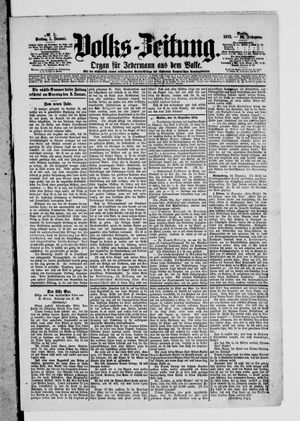 Volks-Zeitung vom 01.01.1875