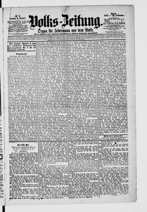 Volks-Zeitung vom 03.01.1875