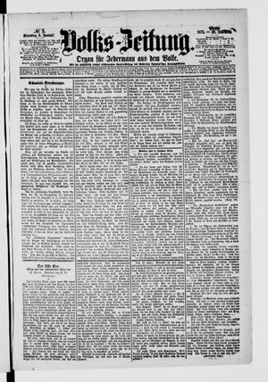 Volks-Zeitung vom 05.01.1875