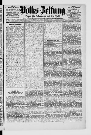 Volks-Zeitung vom 06.01.1875