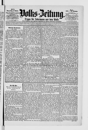 Volks-Zeitung vom 07.01.1875