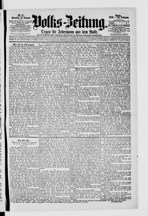 Volks-Zeitung vom 12.01.1875