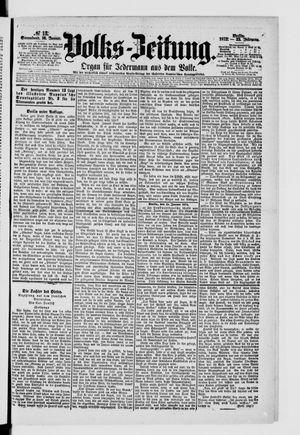 Volks-Zeitung vom 16.01.1875