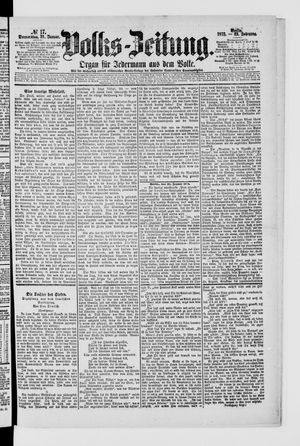 Volks-Zeitung vom 21.01.1875