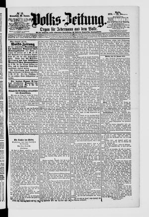 Volks-Zeitung vom 23.01.1875