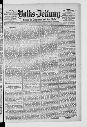 Volks-Zeitung vom 24.01.1875