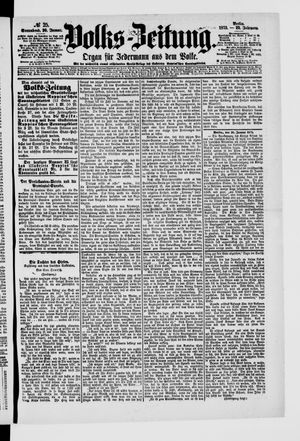 Volks-Zeitung vom 30.01.1875