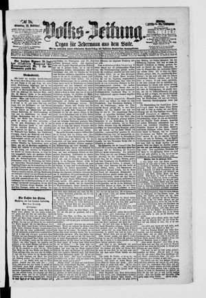 Volks-Zeitung vom 14.02.1875