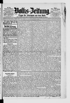 Volks-Zeitung vom 28.02.1875