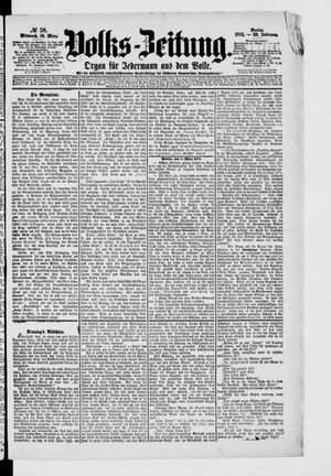 Volks-Zeitung vom 10.03.1875