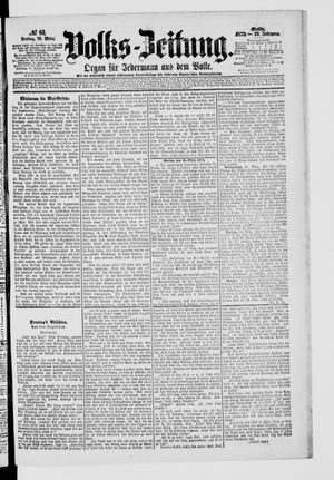 Volks-Zeitung vom 19.03.1875