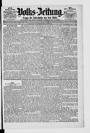 Volks-Zeitung vom 23.03.1875