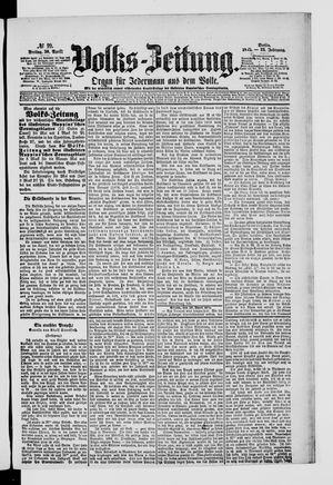 Volks-Zeitung vom 30.04.1875