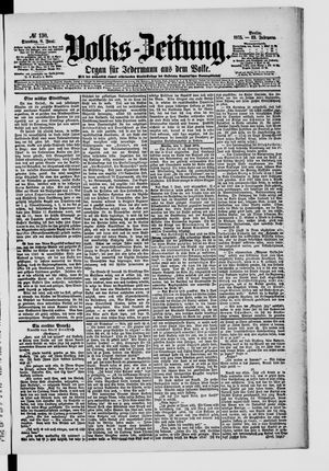 Volks-Zeitung vom 08.06.1875