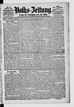 Volks-Zeitung vom 09.06.1875