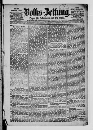 Volks-Zeitung vom 01.07.1875
