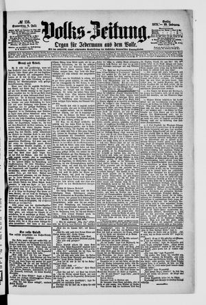Volks-Zeitung vom 08.07.1875