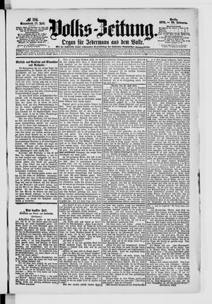 Volks-Zeitung vom 17.07.1875