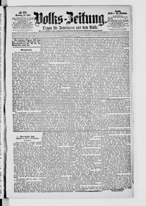 Volks-Zeitung vom 18.07.1875