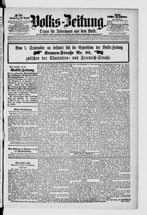 Volks-Zeitung on Aug 26, 1875