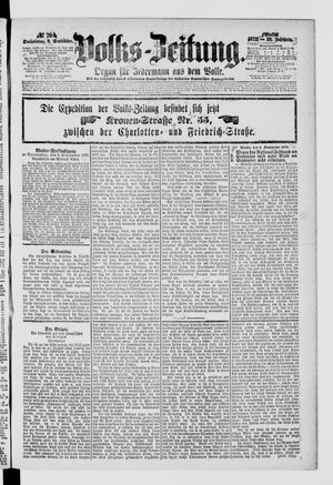 Volks-Zeitung vom 02.09.1875