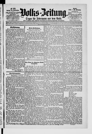 Volks-Zeitung vom 24.09.1875